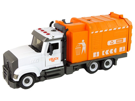 Śmieciarka do Rozkręcania i Skręcania Akcesoria Pomarańczowa