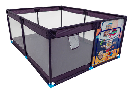 Miękki Kojec Dla Dzieci Prostokąt Sportowa Sowa