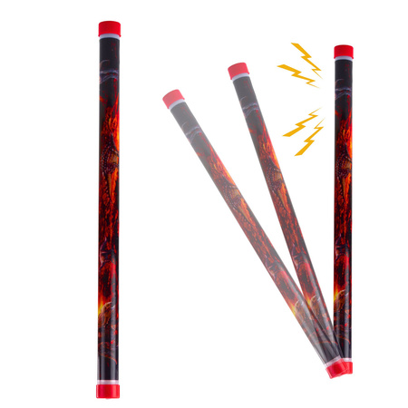 Tuba Dźwiękowa Akustyczna Dinozaury Światła Kolorowa 40cm Mix