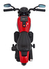 Motorek Chopper FASTER na akumulator dla dzieci Czerwony + Radio FM + Panel audio + LED