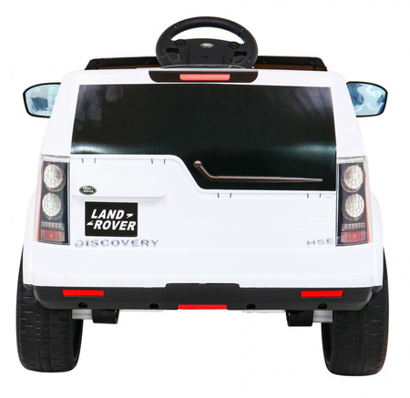 Land Rover Discovery Autko elektryczne dla dzieci Biały SUV + Pilot