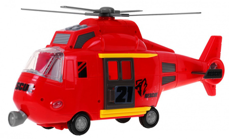 Helikopter z Dźwiękami Czerwony