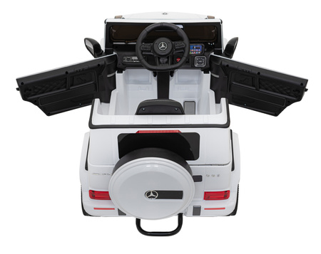 Mercedes AMG G63 dla dzieci Biały + Pilot