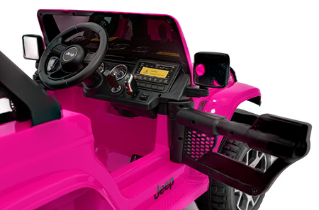Pojazd Jeep Wrangler Rubicon Różowy