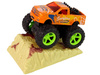 Auto Resorak Z Naciągiem Monster Truck Big Foot Gumowe Opony Rampa