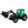 Zestaw Traktor Z Ładowaczem i Prasą Rolniczą Zielony