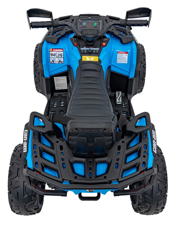 Quad Can Am Outlander ATV z Pilotem Niebieski