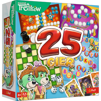 Gra rodzinna Kalejdoskop 25 gier Rodzina Treflików Trefl 02824