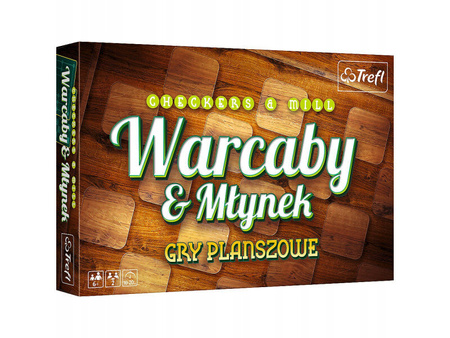 Gra planszowa Warcaby i Młynek Trefl 01681
