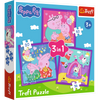 Puzzle - 3w1 (20, 36, 50) - Zwyczaje świnki Peppy - Świnka Peppa - Trefl 34893