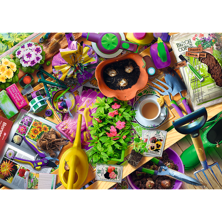 Puzzle - 1000 - Porządki w ogrodzie - Trefl 10927