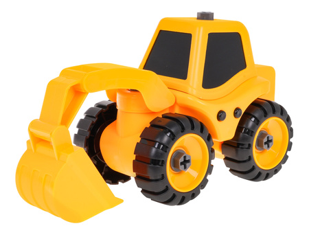 Koparka do Skręcania dla dzieci 3+ Pojazd budowlany + Śrubokręt + 3 Wymienne Bity
