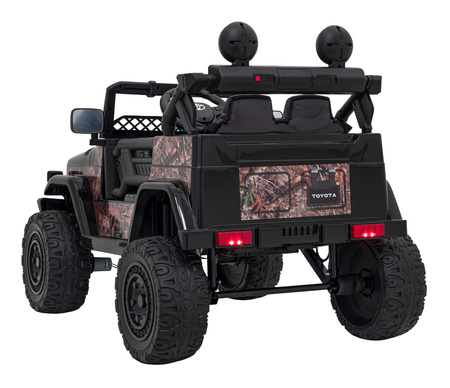 Toyota FJ Cruiser dla dzieci Czarna terenówka + Pilot