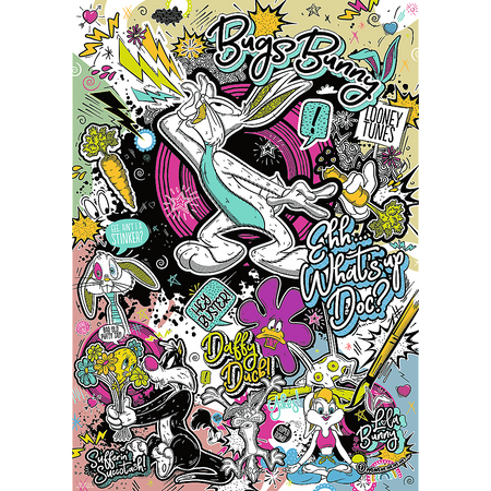 Puzzle - 1000 Premium Plus - Zwariowane melodie - Trefl 12066