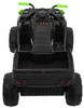 Quad XL ATV 2,4GHz na akumulator dla dzieci Czarno-Zielony + Pilot + Napęd 4x4 + Bagażnik + Wolny Start + EVA + Audio LED