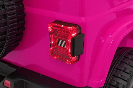 Pojazd Jeep Wrangler Rubicon Różowy
