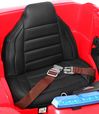 Auto SUV Straż Pożarna na akumulator dla dzieci + Syreny + Światła + Megafon + Pilot