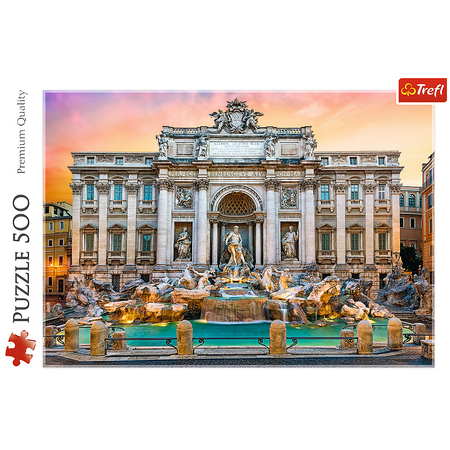 Puzzle - 500 - Fontanna di Trevi - Rzym - Trefl 37292