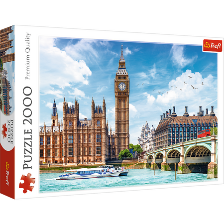 Puzzle - 2000 - Big Ben - Londyn - Anglia - Trefl 27120
