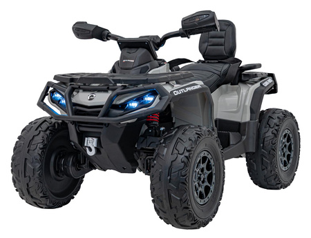 Quad Can Am Outlander ATV z Pilotem Szary