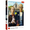Puzzle - 500 - American Gothic: Psia Edycja - Trefl 37526