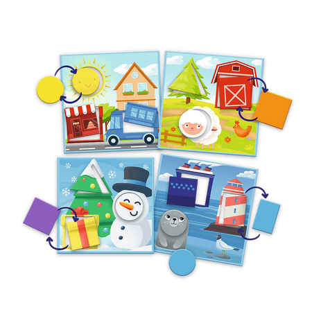 Gra edukacyjna dla dzieci Kolory i kształty ABC Malucha Trefl 01939