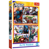 Puzzle - 2x70 - Zostań bohaterem - Avengers - Trefl 34439