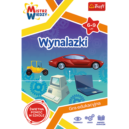 Gra dla dzieci Wynalazki Mistrz Wiedzy Trefl 01958