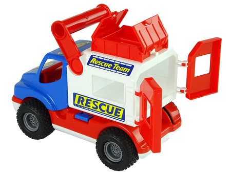 Samochód Ratowniczy Auto ConsTruck Niebiesko Biały Polesie 41937