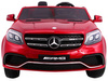 Auto na akumulator Mercedes AMG GLS63 dla dzieci Czerwony SUV + Lakierowany + 4x4