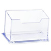 Pojemnik Na Wizytówki Przeźroczysty Transapentny Plastikowy 11cm