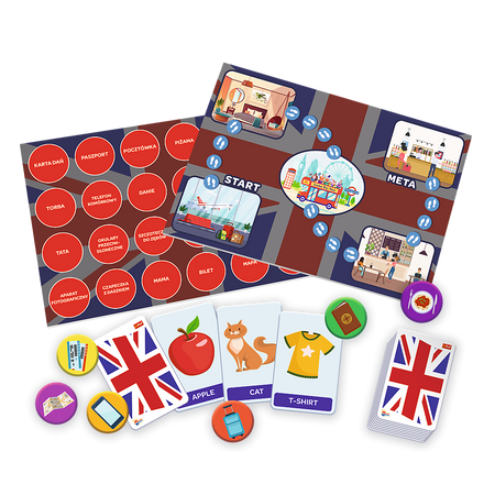 Gra dla dzieci English is Fun Mistrz Wiedzy Trefl 01954