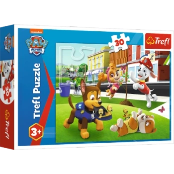 Puzzle - 30 - Psiaki w Akcji - Psi Patrol - Trefl 18306