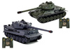 Zestaw Czołgów R/C Zdalnie Sterowane Pojazdy Militarne 1:28 2 Szt.