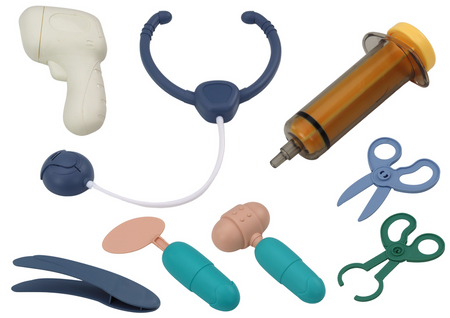 Zestaw Małego Doktora Stetoskop Światła Niebieski