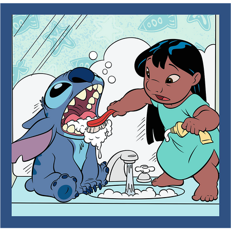 Puzzle - 3w1 (20, 36, 50) - Czas ze Stitchem - Lilo and Stitch - Trefl 34896