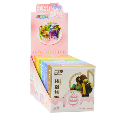 Klocki Konstrukcyjne Torcik Tort Deser Dekorowany 292–357el.