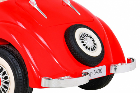 Mercedes Benz Retro 540A dla dzieci Czerwony