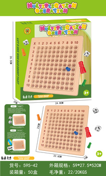 Tablica Edukacyjna do Nauki Mnożenia