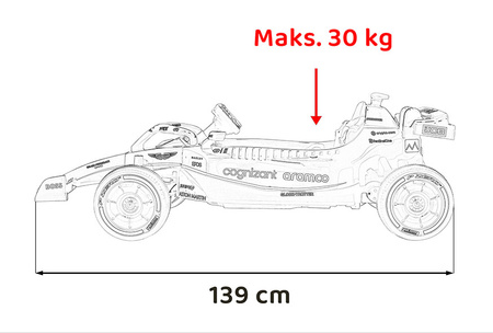 Pojazd Formuła 1 Aston Martin Cognizant Aramco