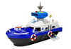 Łódź Transportowa Policyjna z Autkami, z dźwiękiem i światłami