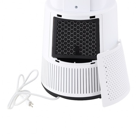 Wentylator Bezłopatkowy Podłogowy Oscylacja Timer Wyświetlacz LCD PILOT