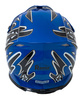 Kask Motocyklowy Enduro Niebieski M