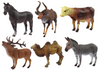 Zestaw Figurek Zwierzęta Domowe Leśne Jeleń Krowa