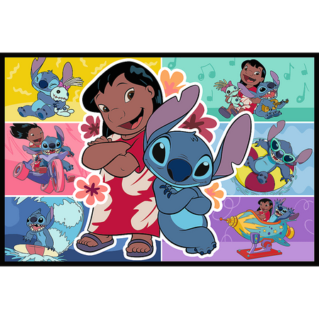 Puzzle - 2x200 - Wesołe życie Stitcha - Disney Lilo and Stitch - Trefl 13334