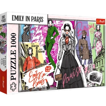 Puzzle - 1000 - Emily w Paryżu: Modowe Inspiracje - Trefl 10967