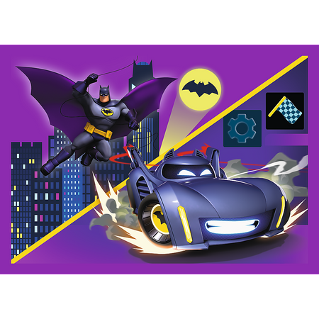 Puzzle - 4w1 (35, 48, 54, 70) - Poznaj Batwheels - Trefl 34658