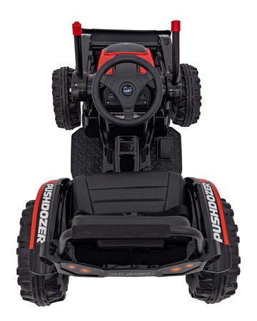 Koparka Traktor na akumulator dla dzieci Czerwony + Ruchome Ramię Łyżka + Pilot + Wolny Start + Radio FM + LED