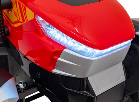 Traktor BLAST Z Przyczepką Czerwony