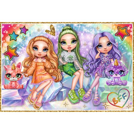 Puzzle - 2x200 - Tęczowe lalki - Rainbow high - Trefl 13335